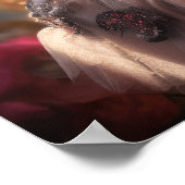 Bloem Kroon Dame Poster (Hoek)