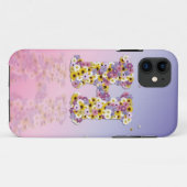 Bloem letter H Case-Mate iPhone Case (Achterkant (horizontaal))