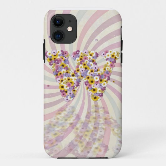Bloem letter w Case-Mate iPhone case (Achterkant)