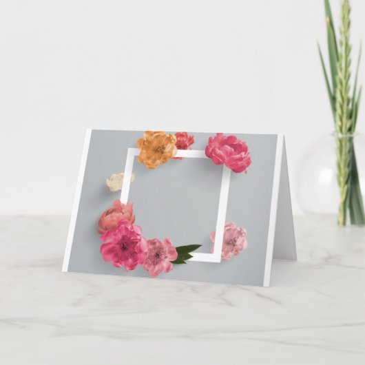 Bloem Lijst Kaart (Voorkant)