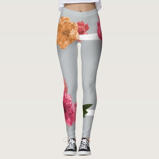 Bloem Lijst Leggings (Voorkant)