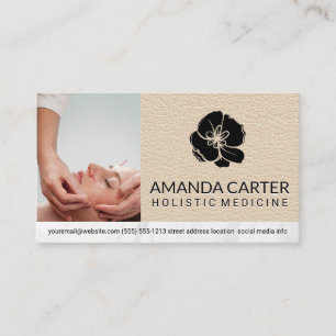 Bloem Logo Acupuncturist Visitekaartje