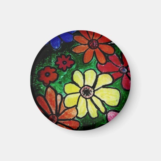 bloem magneet (Voorkant)