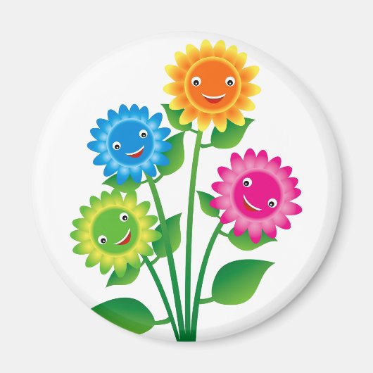 bloem magneet (Voorkant)