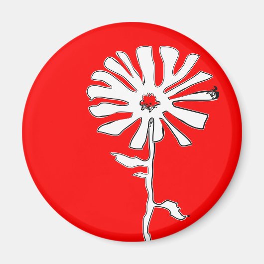 bloem magneet (Voorkant)