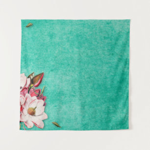 Bloem magnolia papier oud wandkleed