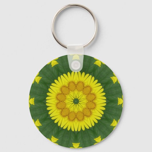 Bloem Mandala 05 Sleutelhanger (Voorkant)