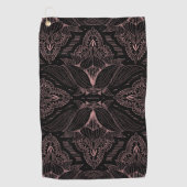 Bloem Mandala 2 Golfhanddoek (Voorkant)