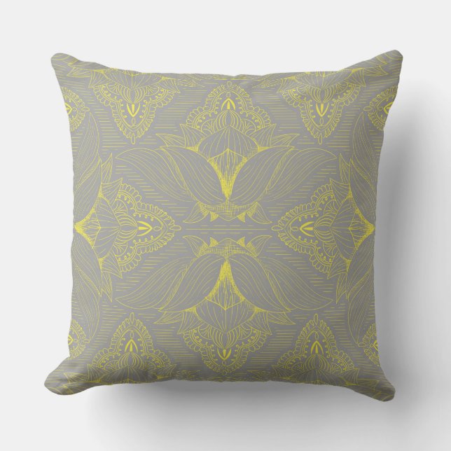 Bloem Mandala 4 Kussen (Voorkant)