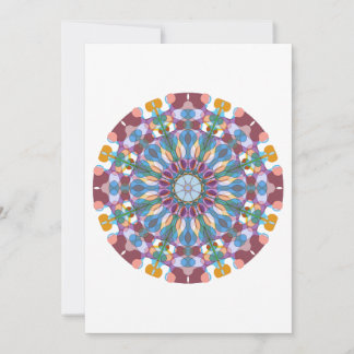 Bloem Mandala Bedankkaart
