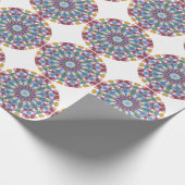 Bloem Mandala Cadeaupapier (Hoek)