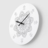 Bloem Mandala. decoratieve elementen. Orien Grote Klok (Hoek)