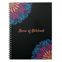 Bloem Mandala in blauw en mauve