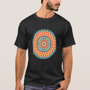 Bloem Mandala Kunst Meditatie Voor Vrede En Yoga F T-shirt