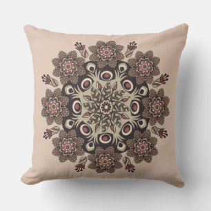 bloem mandala kussen