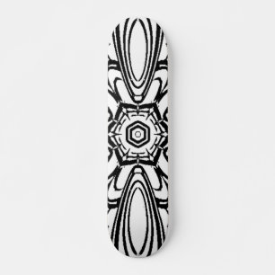 Bloem mandala ontwerp skateboard