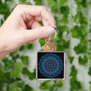 Bloem Mandala Sleutelhanger