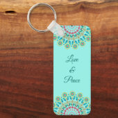 Bloem Mandala Sleutelhanger (Voorkant)