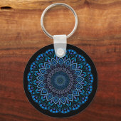 Bloem Mandala Sleutelhanger (Voorkant)