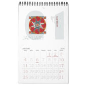 Bloem Mandalas Kalender (Jan 2026)