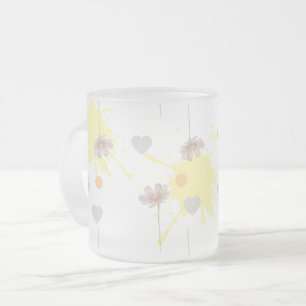 bloem matglas koffiemok