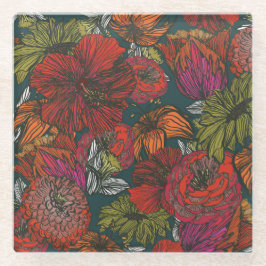 Bloem Medley Glazen Onderzetter