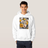 Bloem met citaat hoodie (Voorkant volledig)