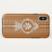 Bloem met lauwerkrans Case-Mate iPhone case (Achterkant (horizontaal))