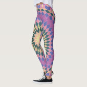 bloem met optisch effect leggings (Links)