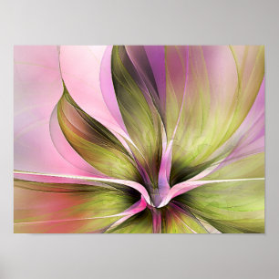 Bloem met overvloedige bloemblaadjes Delicate Tran Poster