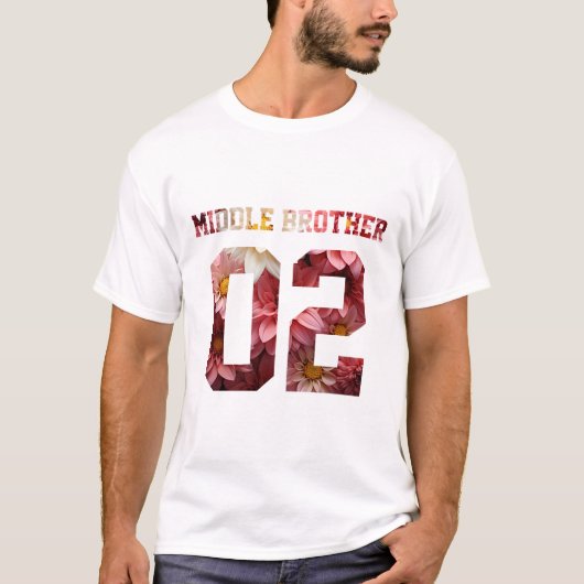 Bloem Midden Broer 02 T-shirt (Voorkant)