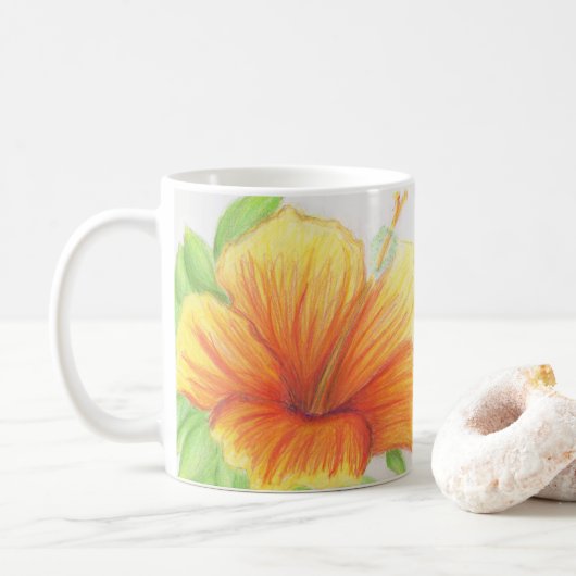 Bloem mok (Met donut)