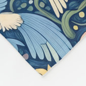 Bloem Morris kunst Fleece Deken (Hoek)