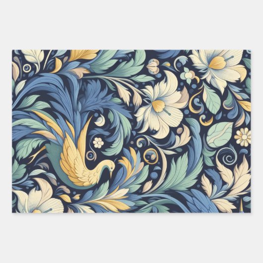 Bloem Morris kunst Inpakpapier Vel (Voorkant)