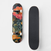 Bloem natuur kunst skateboard (Voorkant)