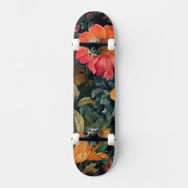 Bloem natuur kunst skateboard
