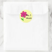 Bloem, No.1 Mum Ronde Sticker (Tas)