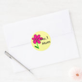 Bloem, No.1 Mum Ronde Sticker (Envelop)