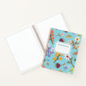 Bloem notebook notitieboek (Binnen)