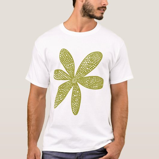 bloem - Olijf T-shirt (Voorkant)