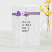 bloem op polka stik dank u kaart (Gele Bloem)