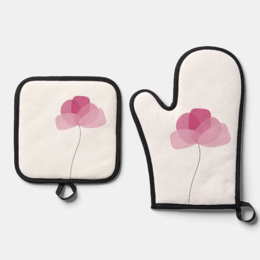 Bloem Ovenwant & Pannenlap Set (Voorkant)