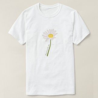 Bloem Overhemd – Witte Kleuren T-shirt