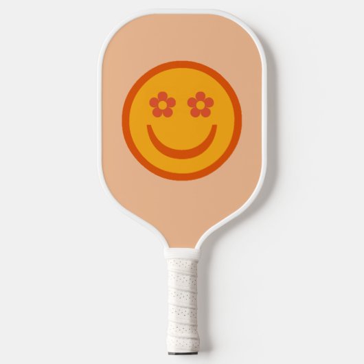 Bloem Oyes Happy Face Pickleball Paddle (Voorkant)