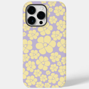Bloem - Pastel - Geel en Paars Case-Mate iPhone 14 Pro Max Hoesje