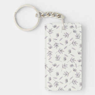 Bloem Patroon Lente Bloem Acryl Sleutelhanger