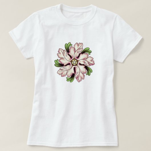 Bloem Pentagram T-shirt (Design voorkant)
