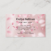 Bloem Petals Faux Folie Logo Visitekaartje (Achterkant)