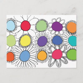 Bloem Pop Briefkaart