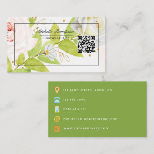 Bloem QR-code visitekaartje